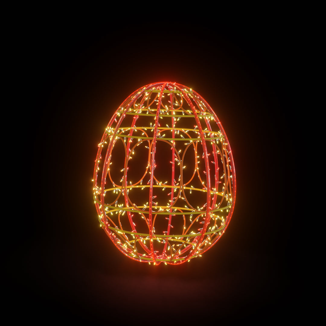 Easter Light Egg 2 - BTW - Multi - Floor standing