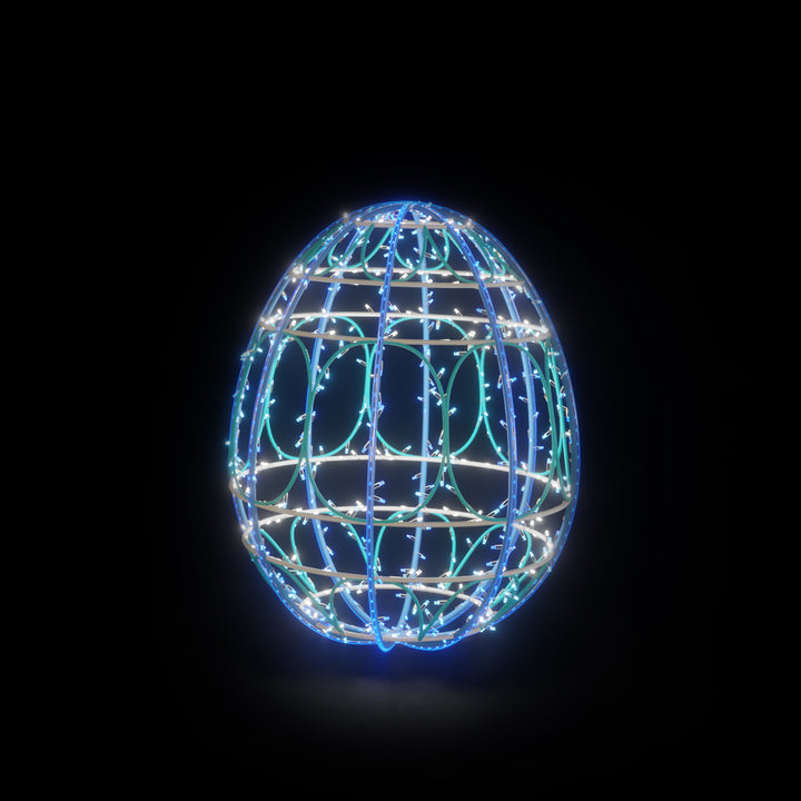 Easter Light Egg 2 - BTW - Multi - Floor standing