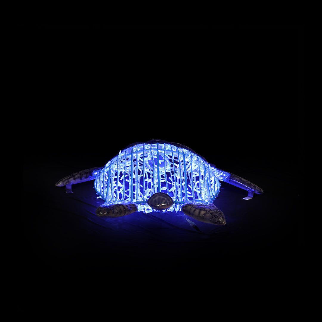 Illuminated Turtle (Swimming) Statue