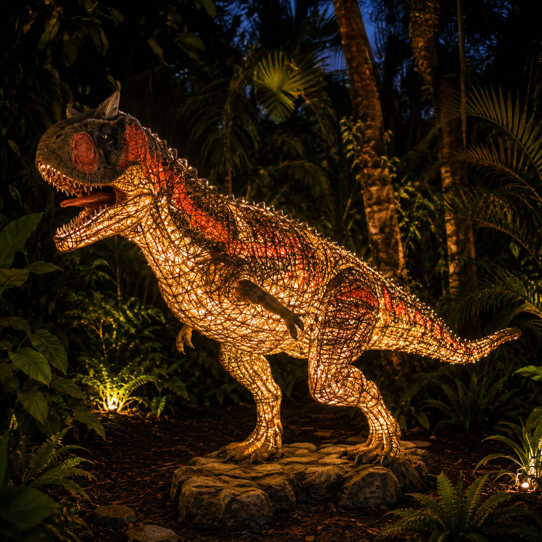 Carnotaurus Light Sculpture