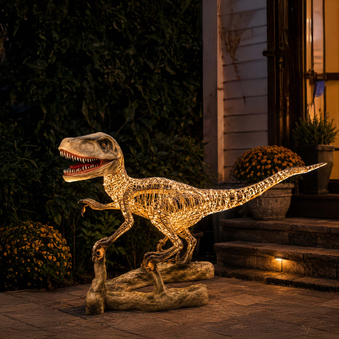 Velociraptor Light Sculpture