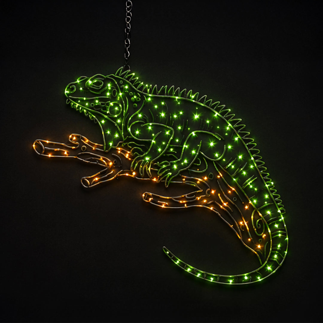 2D Hanging Iguana