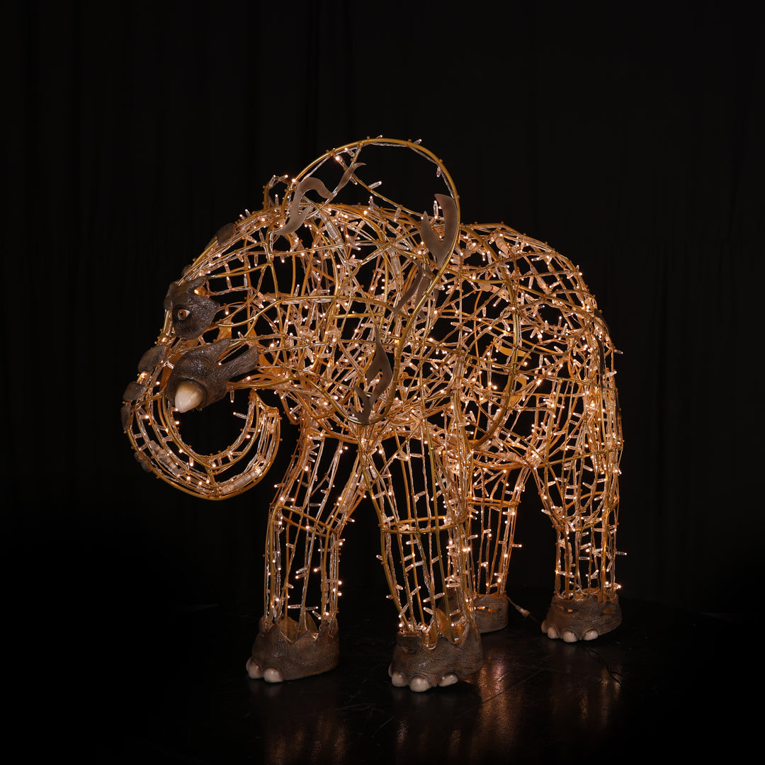 Ruby Elephant  - Warm white - Floor standing