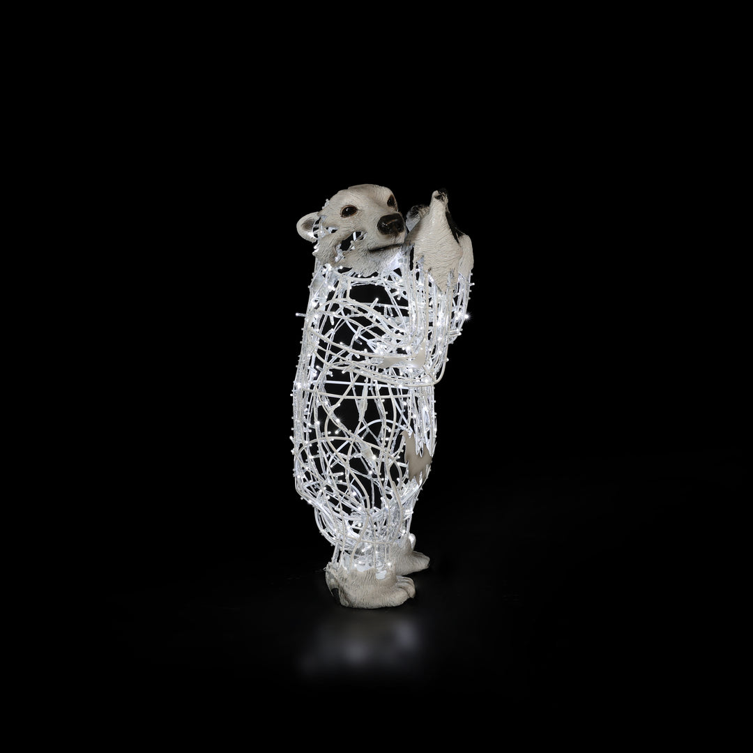 Polar Bear baby standing - Cold white