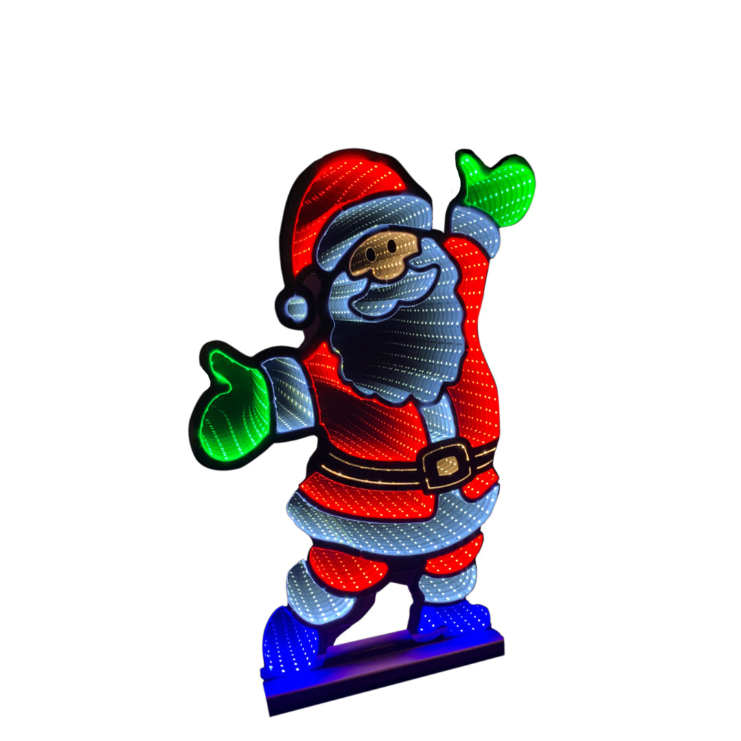 Infinity Standing Santa With Wooden Base (60cm or 120cm)