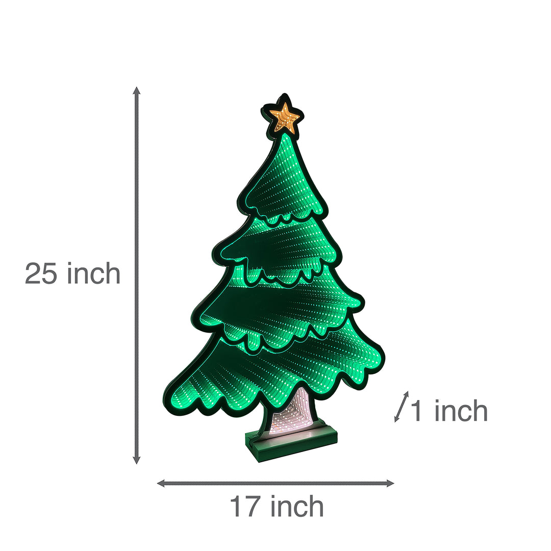 60cm Infinity Standing Tree With Wooden Base