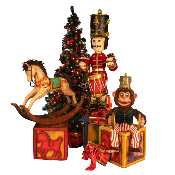Animatronics Antique Toys Display Set