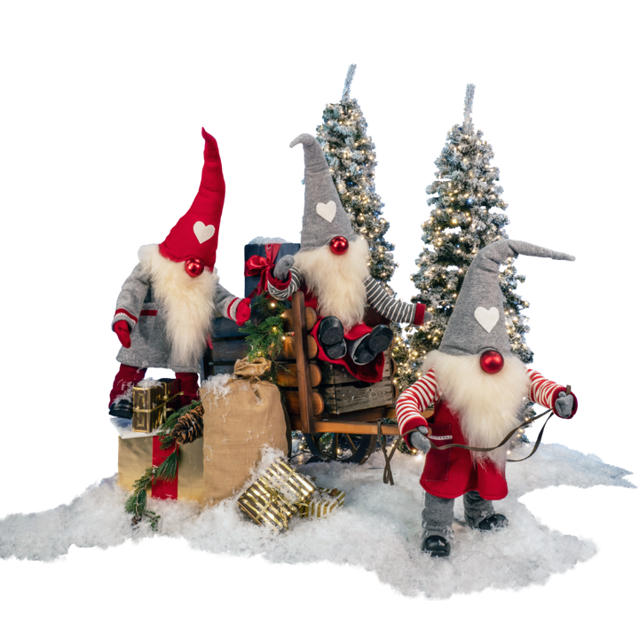 Wooden Cart with gifts