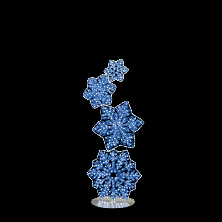 Crystal Snowflakes Tower