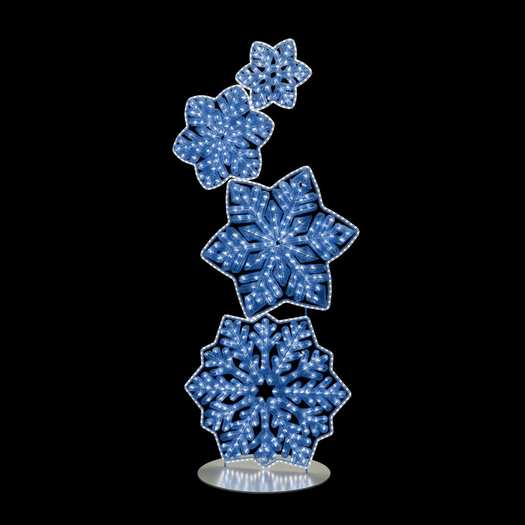 Crystal Snowflakes Tower