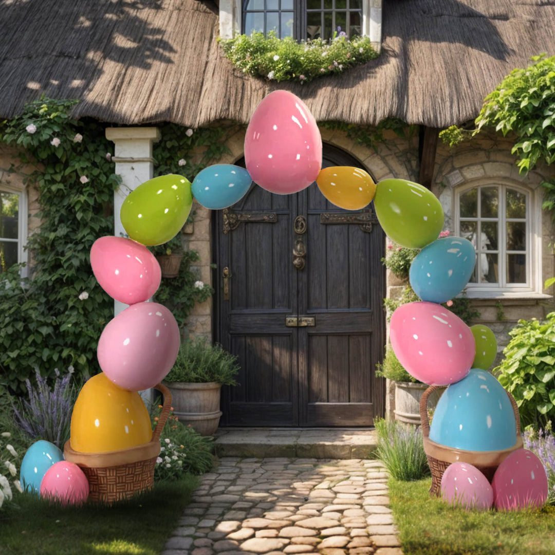 Easter egg Arch (Plain Colors)