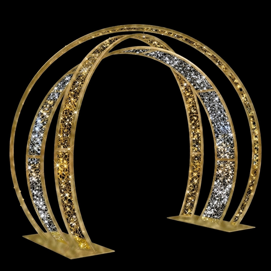 3D Three Ring Walk Through Arch, 11.5 FT, Knitted