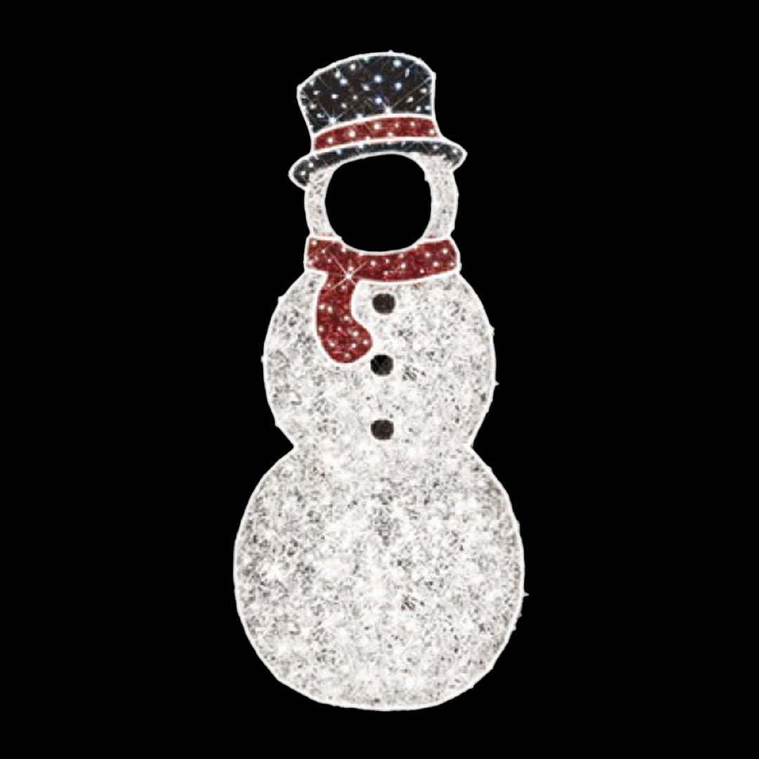 2D Tall Snowman Photo Op