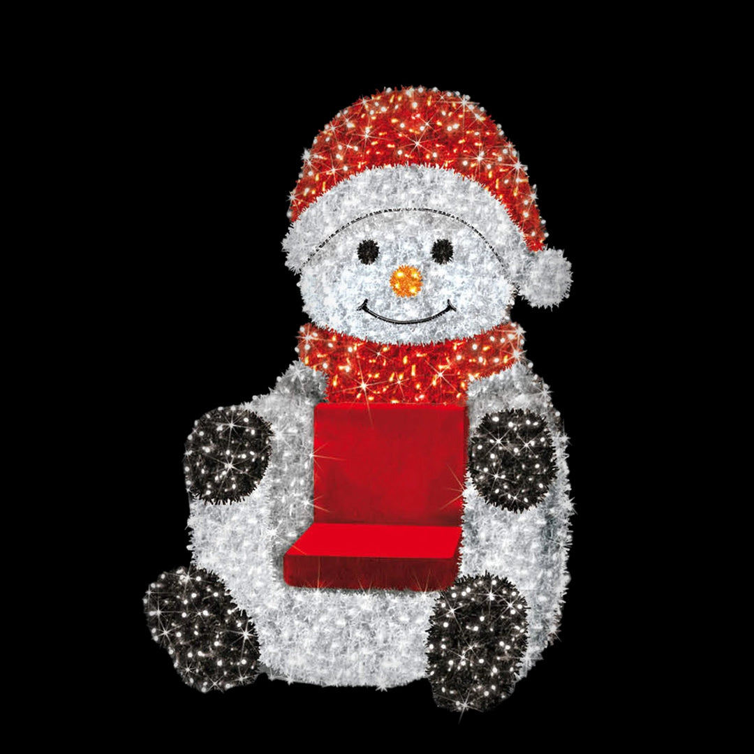 3D Snowman Chair 7.2'