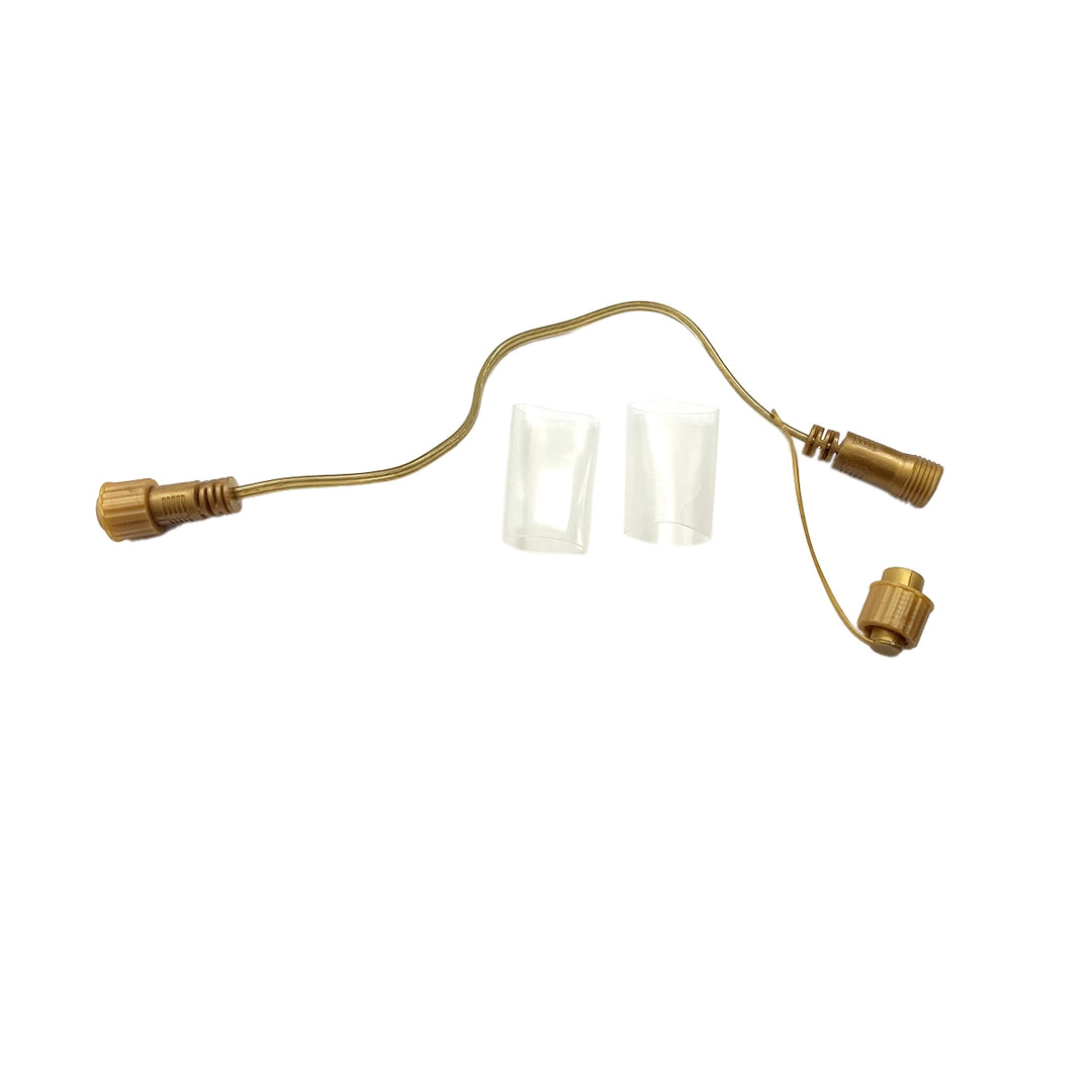 FDS 20 IN Extension Cable for PVC Light Strand, Gold