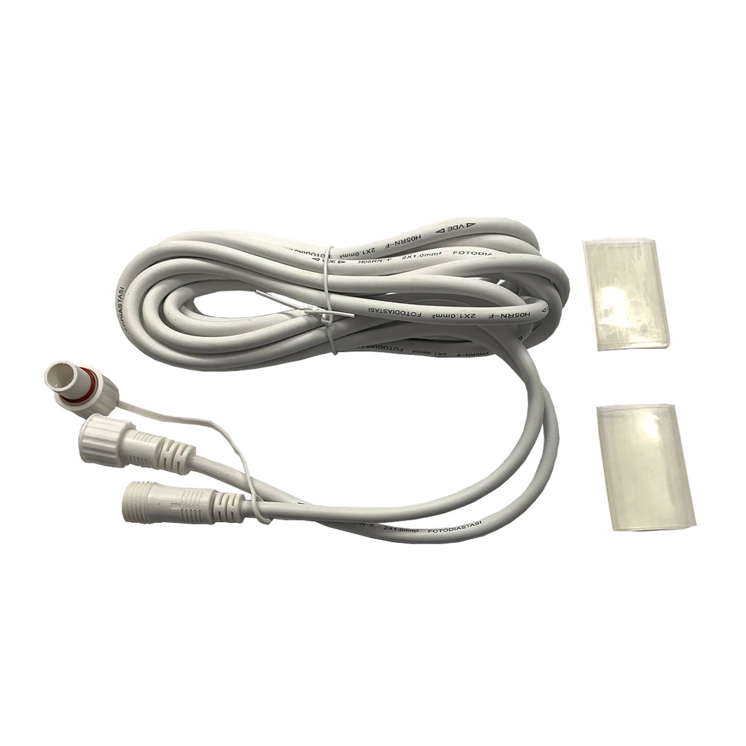 6.5' White Extension Cable for FDS LED Pieces