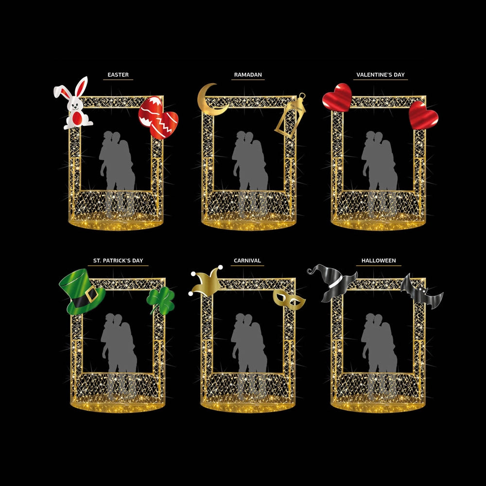 Holiday Photo Frame with 7 Holidays