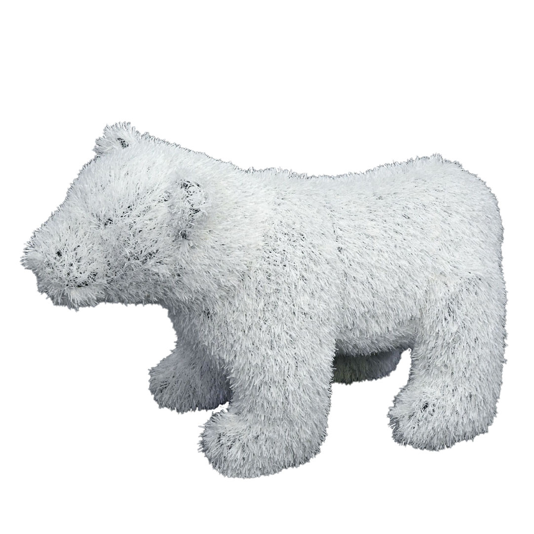 Polar bear Green Look Topiary