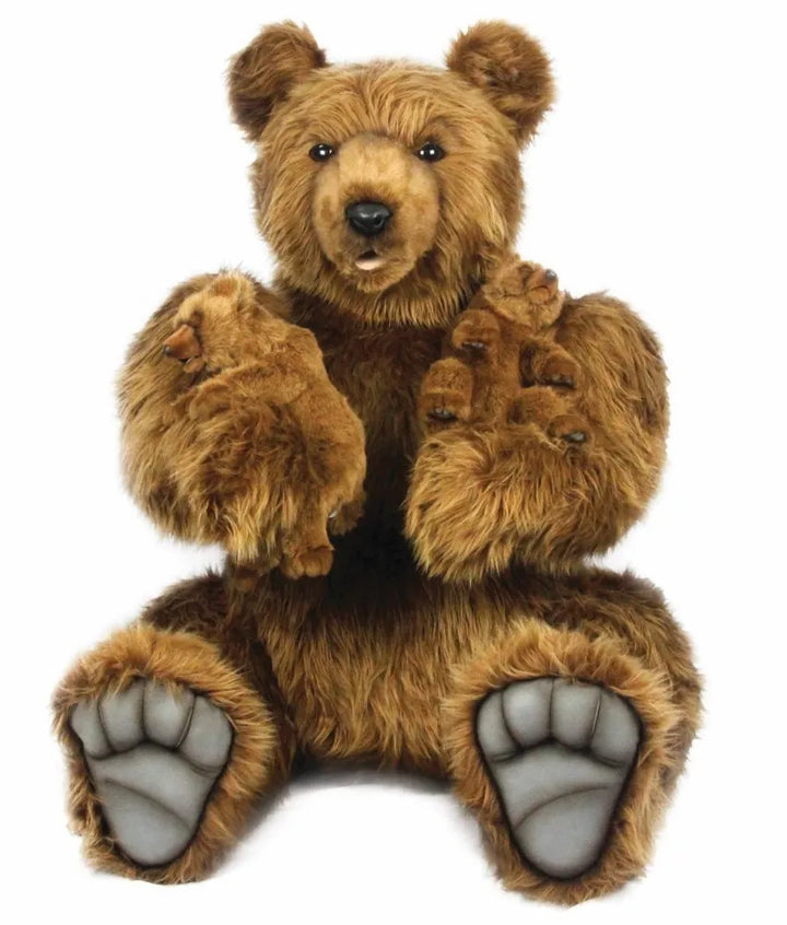 Animatronics Sitting Brown Bear - 122cm Tall