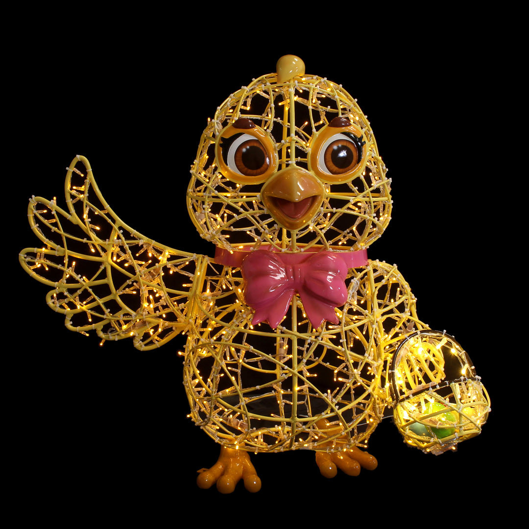 Easter Chick Light - Yellow - Floor standing