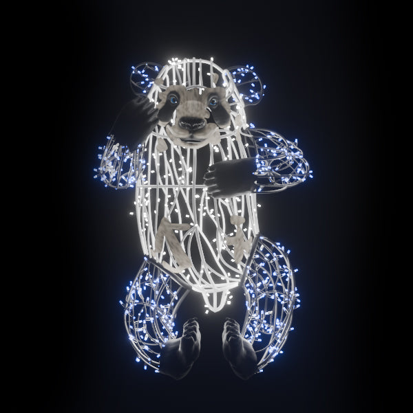 Little Panda   - Cold white/blue