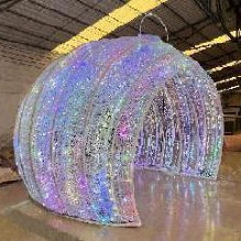3D RGB Ornament Tunnel 11.8'