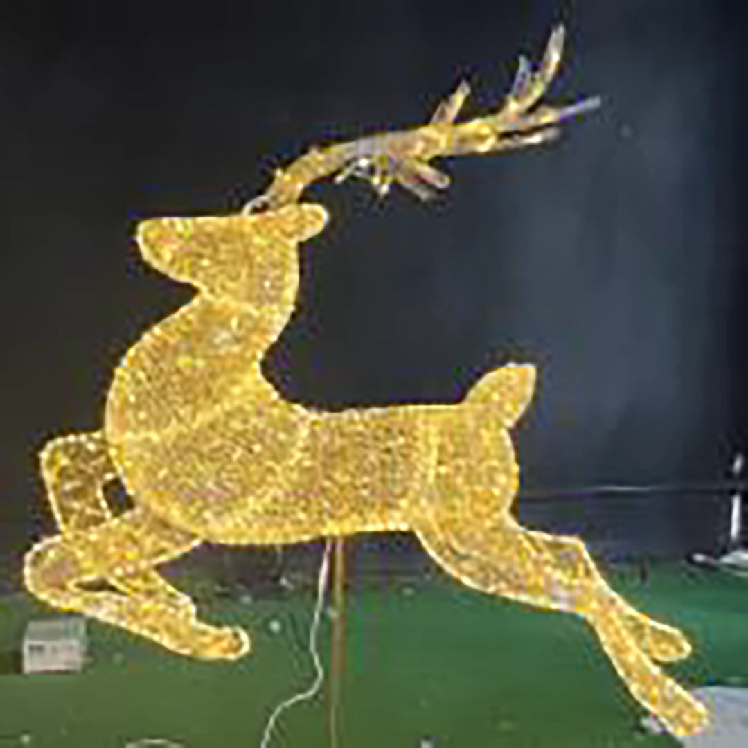 3D Jumping Deer 6.8'