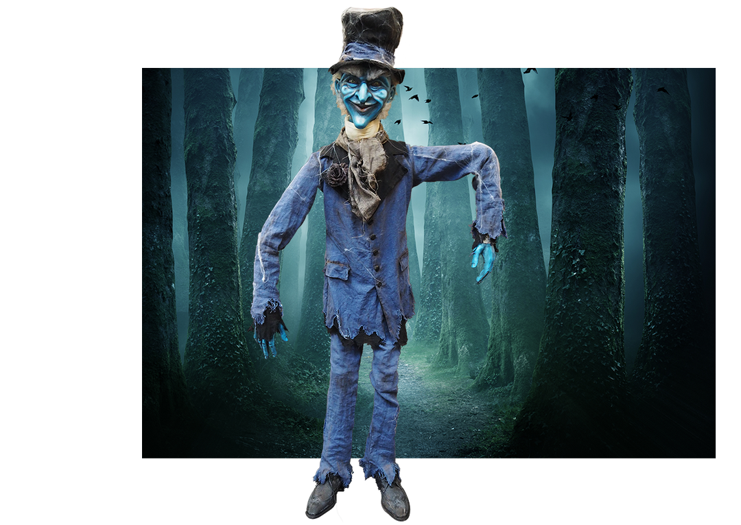 Creepy Blue Bates.