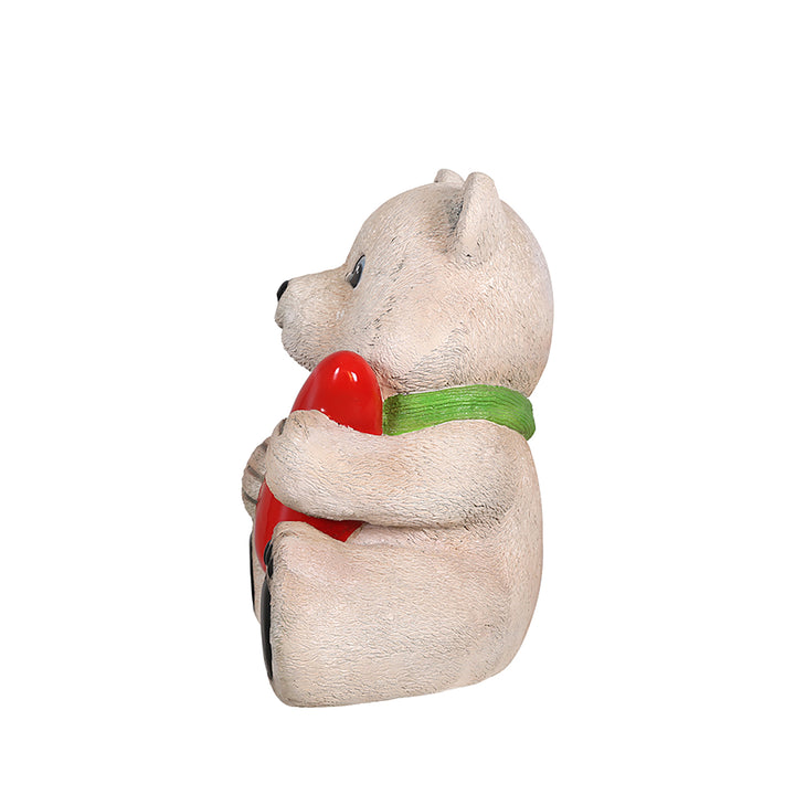 Baby Polar Bear Holding Light Bulb