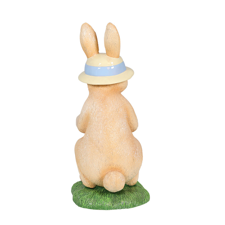  easter bunny holding basket back view