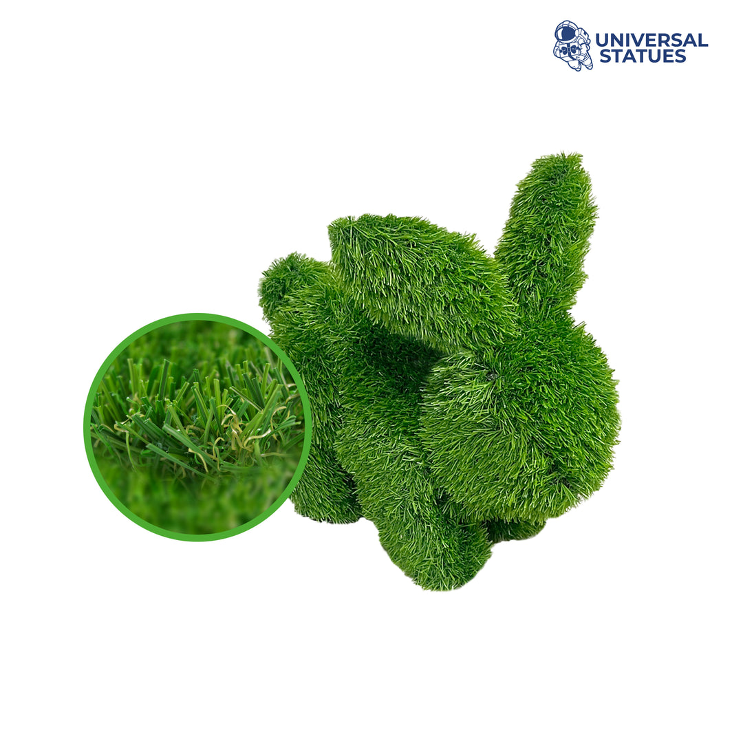 Lying Rabbit Green Look Topiary