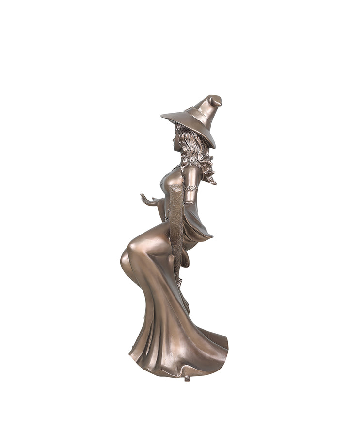 Witch Riding a Broom