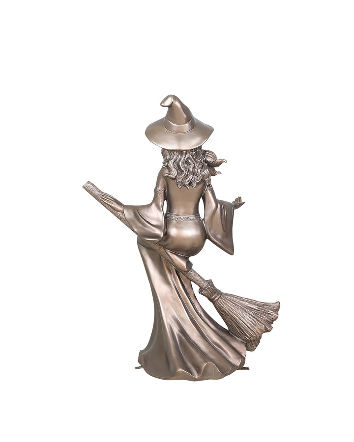 Witch Riding a Broom