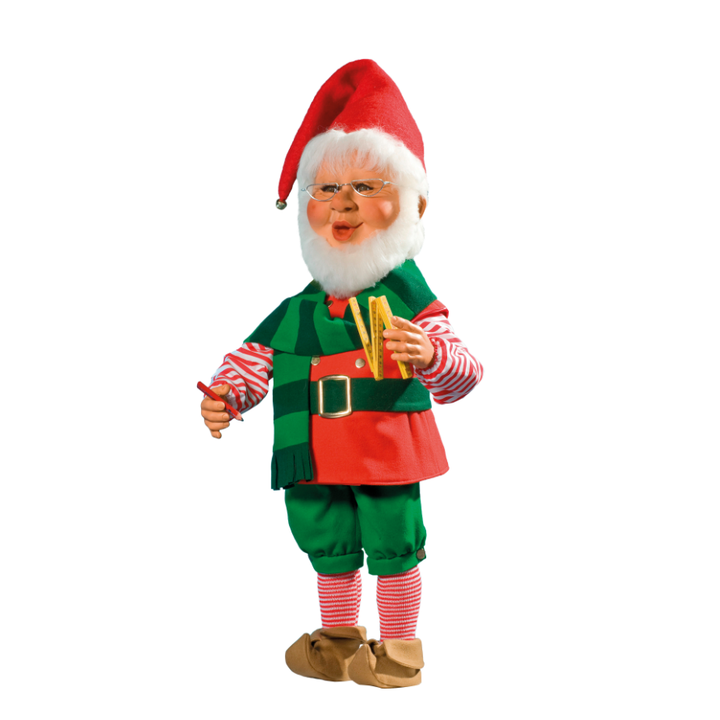 Santa's Helper with Ruler and Pencil