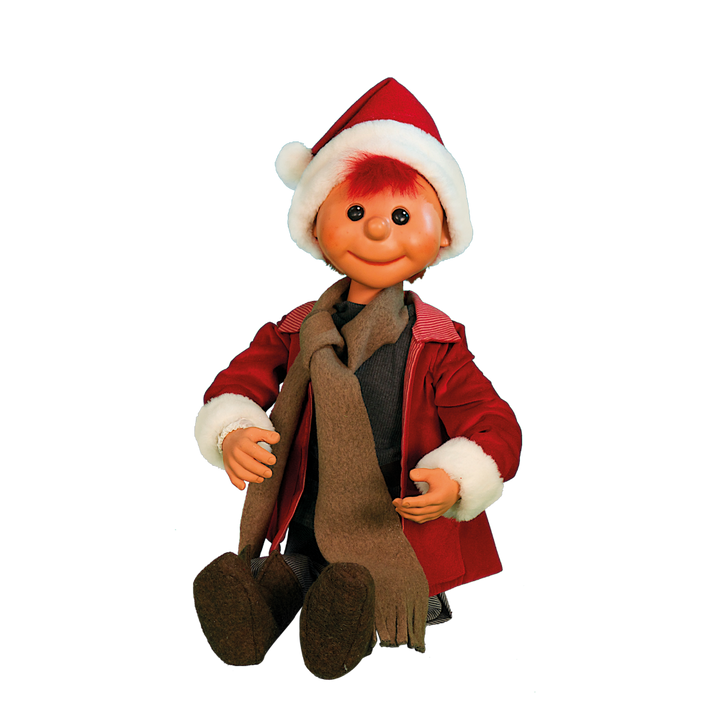 Puppet Boy Santa, Sitting