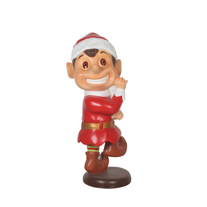35-inch Anxious Santa Elf