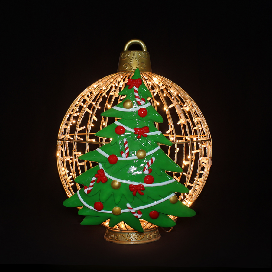 Christmas Ball Christmas Tree 4ft. Warm White - Standing