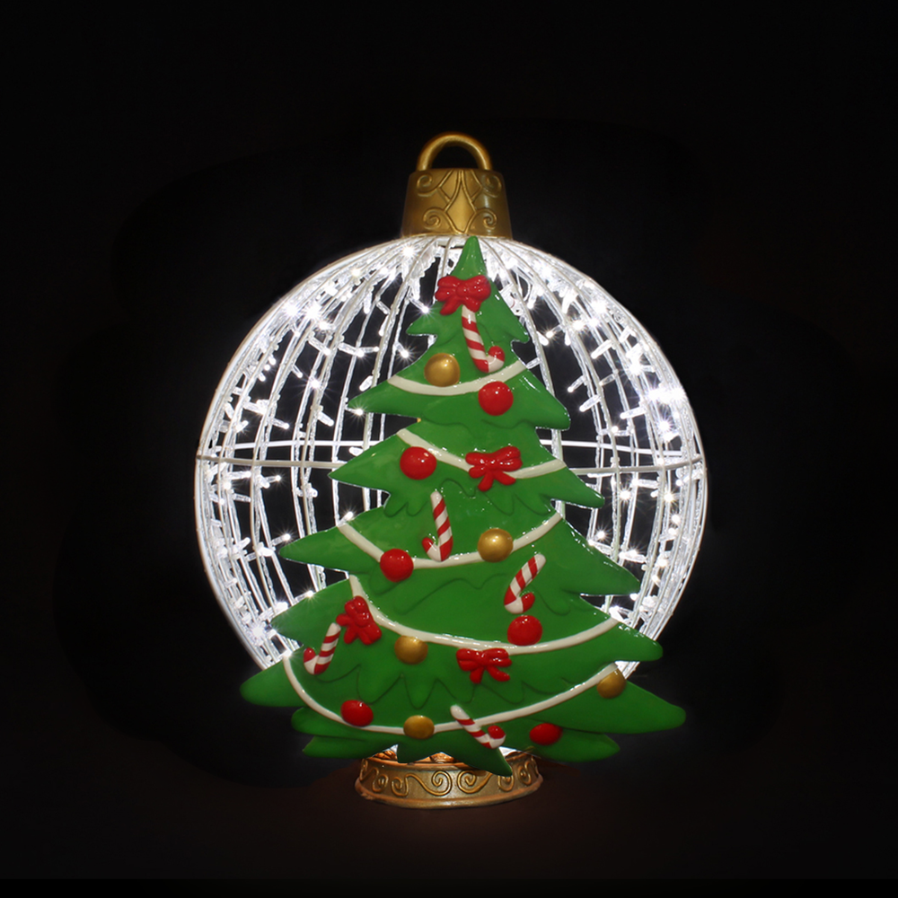 Christmas Ball Christmas Tree 4ft. Cold White - Standing