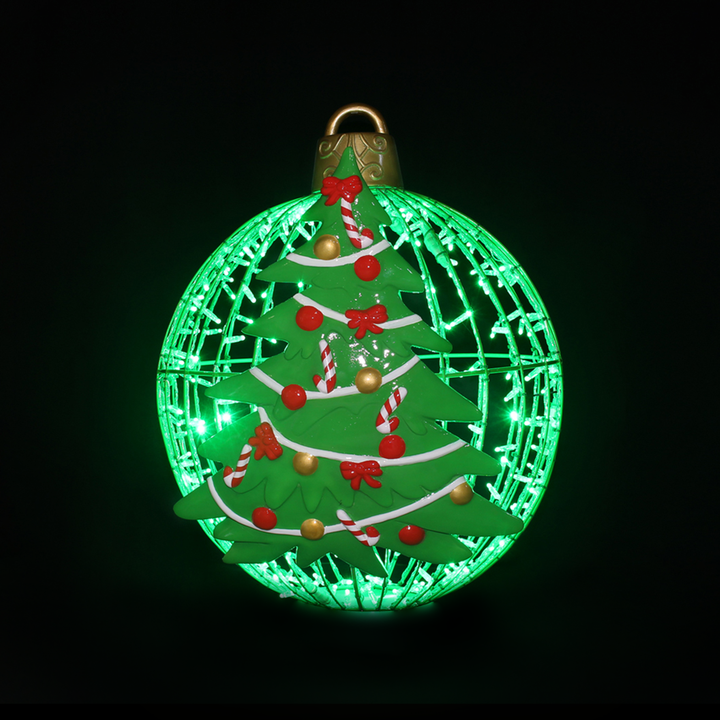 Christmas Ball Christmas Tree 4ft. Green - Hanging