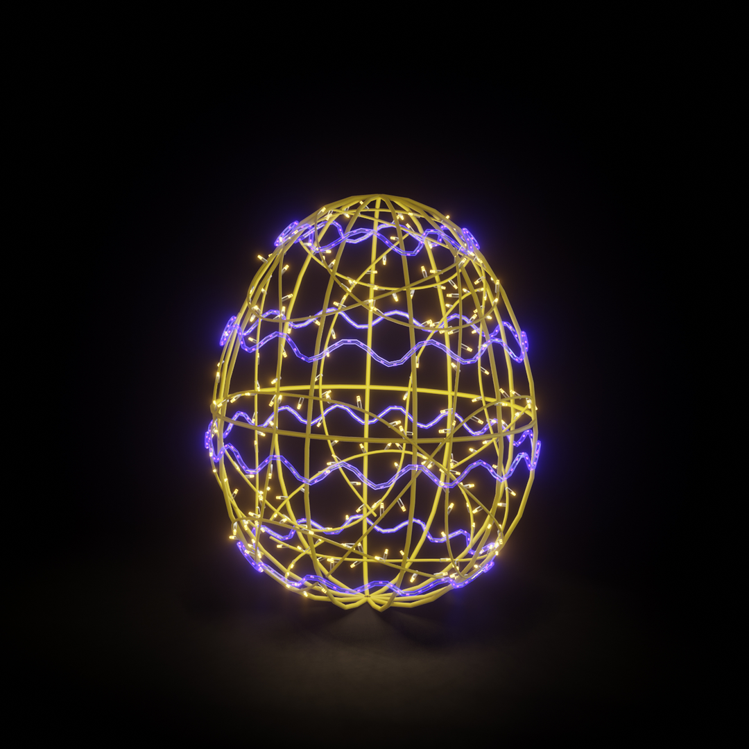 EASTER LIGHT EGG 1 - YV