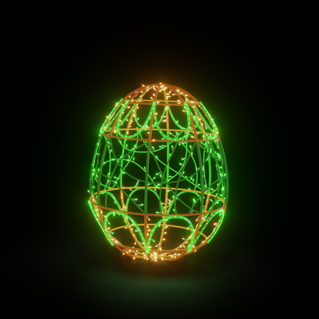 EASTER LIGHT EGG 3- GO