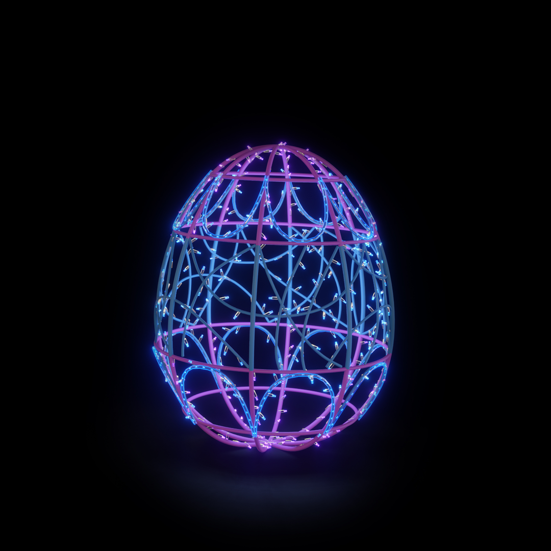 EASTER LIGHT EGG 3- BV