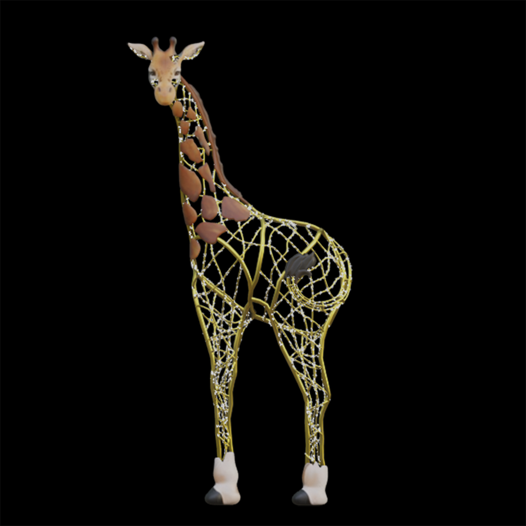 Giraffe - Warm White - Floor standing