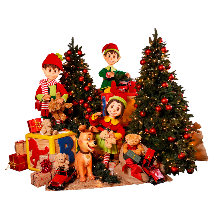 Animatronics American Christmas Scene