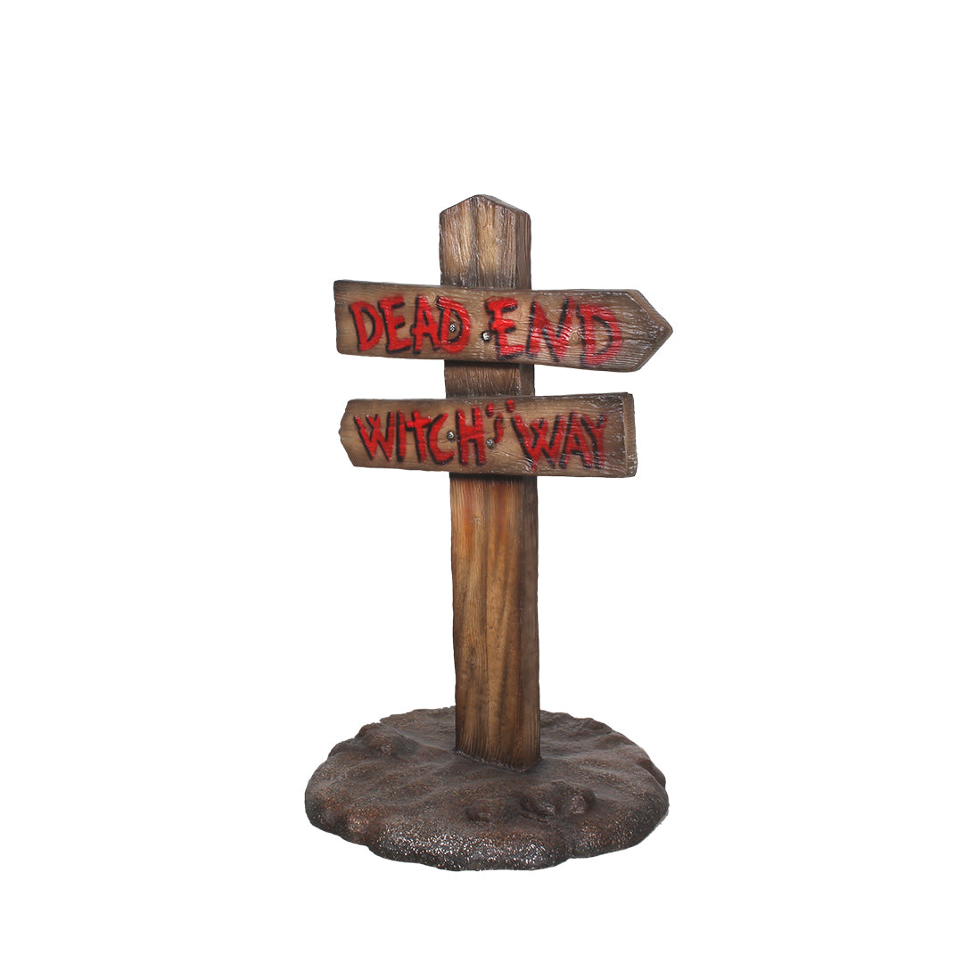dead end sign front