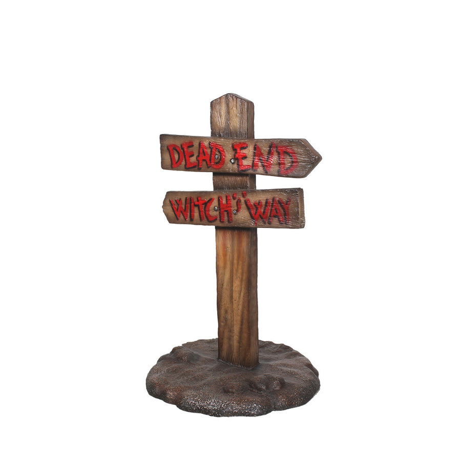 dead end sign front